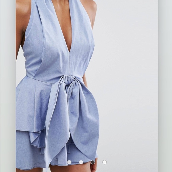 C/Meo Collective Conquer Shirting Romper Blue Small - Picture 2 of 13